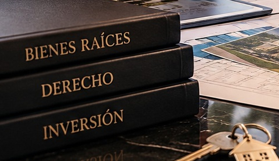 Libros de bienes raíces, derecho e inversión para ordenar y comprar cartera de deudas